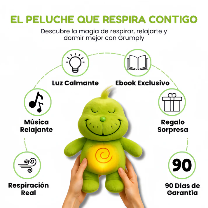 Grimply™ - Peluche Calmante que Respira